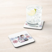 Frost Hochzeitsliebe Getränkeuntersetzer (Rechte Seite)
