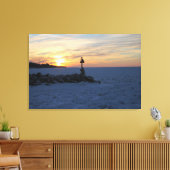 Frost in Time Sunset Leinwanddruck (Insitu (Wohnzimmer))