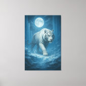  Frost King White Tiger – Majestic Icy Guardian Wa Leinwanddruck (Vorderseite)