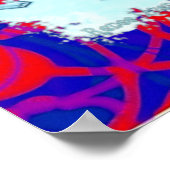 Frost Man Snow Globe Folk Art Poster (Ecke)