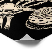 Frost Me Like You Mean It Funny Baking Skeleton Ha Poster (Ecke)