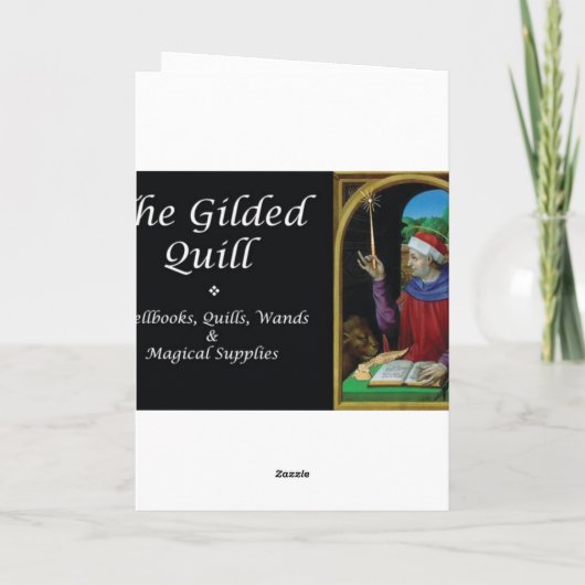 Frost-Mond Feiertagskarte (Rückseite)