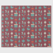 Frost Nordic Christmas Geschenkpapier (Flach)