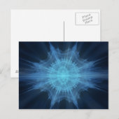 Frost Nova Fraktal Postkarte (Vorne/Hinten)