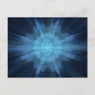 Frost Nova Fraktal Postkarte