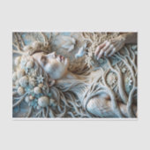 Frost Nymph Ethereal Winter Goddess Decoupage Seidenpapier (Vorderseite)