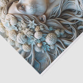 Frost Nymph Ethereal Winter Goddess Decoupage Seidenpapier (Ausschnitt)