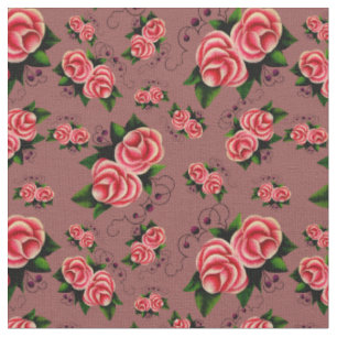 Frost Rosen, Rosa Rose, Folklore Rose 3 Zazzle Mar Stoff
