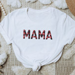 FROST Rustic Lumberjack Red Flannel Mama T-Shirt<br><div class="desc">In diesem Shirt gibt es einen rustikalen Wasserfarbenflannel,  der das Wort "Mama" beschreibt. Dieses Mama Shirt ist das ideale Geschenk für Ihre Lieblingsfrau,  die eine Mutter erwartet oder arbeitet als eine tolle Schwangerschaftsankündigung.</div>