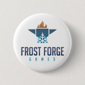 Frost-Schmiede-Spiel-runder Knopf Button (Vorderseite)