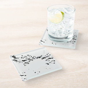 Frost-Spritzer-Glasuntersetzer Glasuntersetzer