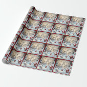 "Frost und Gold" Geschenkpapier (Ungerollt)