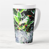 Frost und Spinnweben, Heilige und Beeren für Weihn Milchtasse (Rechte Ecke)