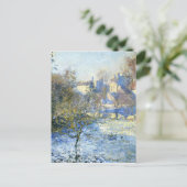 Frost von Claude Monet Postkarte (Stehend Vorderseite)