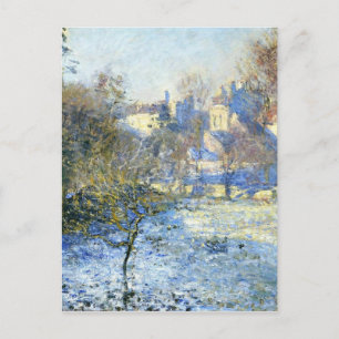 Frost von Claude Monet Postkarte