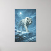 Frost White Tiger | Emperor of the Frozen Realm – Leinwanddruck (Vorderseite)