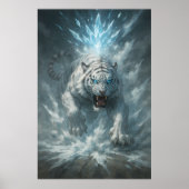 Frost White Tiger – Emperor of the Frozen Realm – Poster (Vorne)