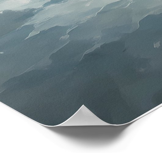 Frost White Tiger – Emperor of the Frozen Realm – Poster (Ecke)