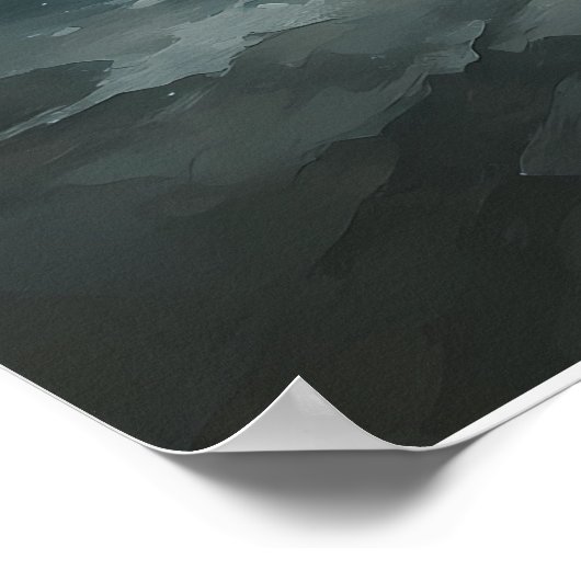 Frost White Tiger – Emperor of the Frozen Realm – Poster (Ecke)