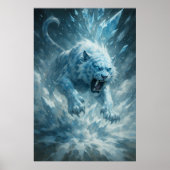 Frost White Tiger – Emperor of the Frozen Realm – Poster (Vorne)
