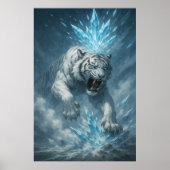 Frost White Tiger – Emperor of the Frozen Realm – Poster (Vorne)