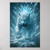 Frost White Tiger – Emperor of the Frozen Realm – Poster (Vorne)