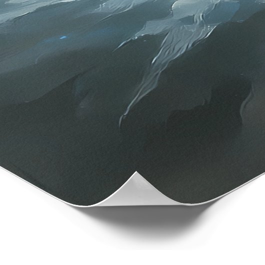 Frost White Tiger – Emperor of the Frozen Realm – Poster (Ecke)