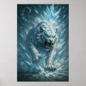 Frost White Tiger – Emperor of the Frozen Realm – Poster (Vorne)