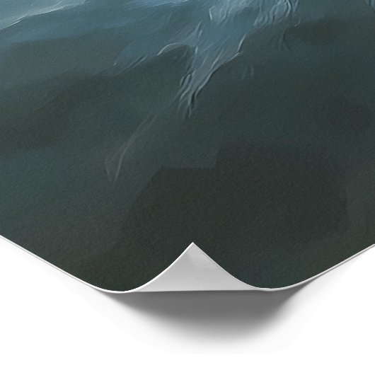 Frost White Tiger – Emperor of the Frozen Realm – Poster (Ecke)