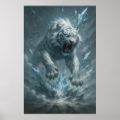 Frost White Tiger – Emperor of the Frozen Realm – Poster (Vorne)