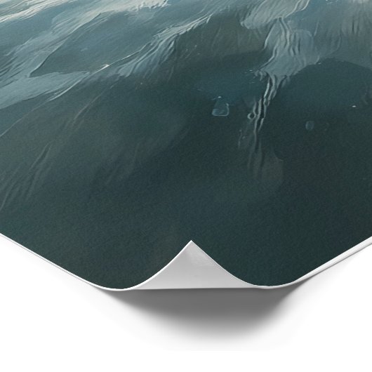 Frost White Tiger – Emperor of the Frozen Realm – Poster (Ecke)