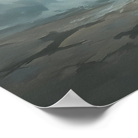 Frost White Tiger – Emperor of the Frozen Realm – Poster (Ecke)