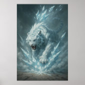 Frost White Tiger – Emperor of the Frozen Realm – Poster (Vorne)