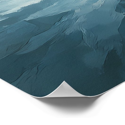 Frost White Tiger – Emperor of the Frozen Realm – Poster (Ecke)