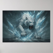 Frost White Tiger – Emperor of the Frozen Realm – Poster (Vorne)