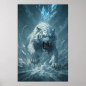 Frost White Tiger – Emperor of the Frozen Realm – Poster (Vorne)
