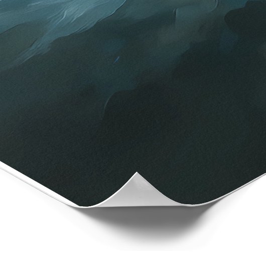 Frost White Tiger – Emperor of the Frozen Realm – Poster (Ecke)