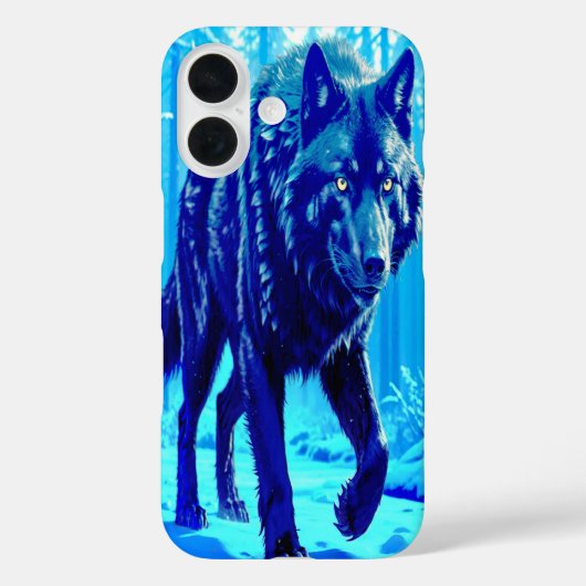 Frost Wolf Case-Mate iPhone Hülle (Rückseite)