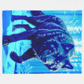 Frost Wolf Fleecedecke (Vorderseite (Horizontal))