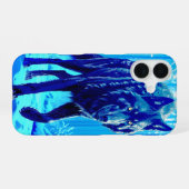 Frost Wolf iPhone 16 Hülle (Rückseite (Horizontal))