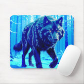 Frost Wolf Mousepad (Mit Mouse)