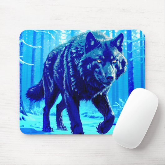 Frost Wolf Mousepad (Mit Mouse)