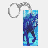 Frost Wolf Schlüsselanhänger (Vorderseite links)