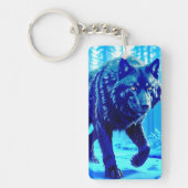 Frost Wolf Schlüsselanhänger (Vorderseite)