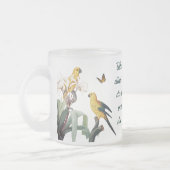 Frostad glasmugg — Fåglar Mattglastasse (Links)