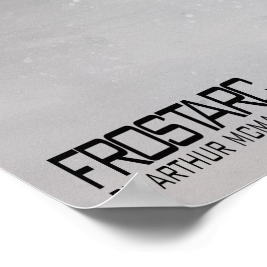 FROSTARC Buchplakat Poster (Ecke)