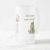 Frostat ölglas — Ölens visdom Mattglas Bierglas (VorderseiteRechts)