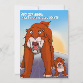 Frostbabys Vatertag Dankeskarte (Vorderseite)