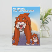 Frostbabys Vatertag Dankeskarte (Stehend Vorderseite)