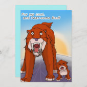 Frostbabys Vatertag Dankeskarte (Vorne/Hinten)